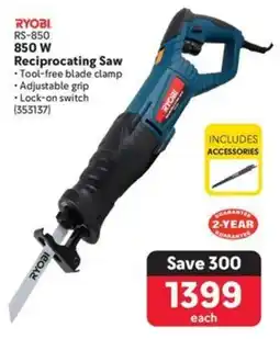Makro RYOBI 850 W Reciprocating Saw offer