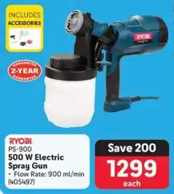 Makro RYOBI 500 W Electric Spray Gun offer