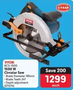Makro RYOBI 1500 W Circular Saw offer
