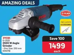 Makro RYOBI 2300 W Angle Grinder offer