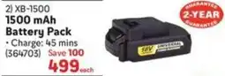 Makro RYOBI 1500 mAh Battery Pack offer