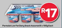 Pick n Pay Parmalat Low Fat Dairy Snack Assorted 6 x 100g Each offer