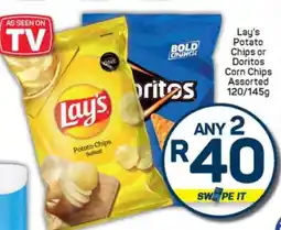 Pick n Pay Lay's Potato Chips or Doritos Corn Chips offer