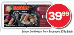 Pick n Pay Eskort Gold Medal Pork Sausages 375g offer