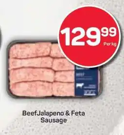 Pick n Pay Beef Jalapeno & Feta Sausage offer