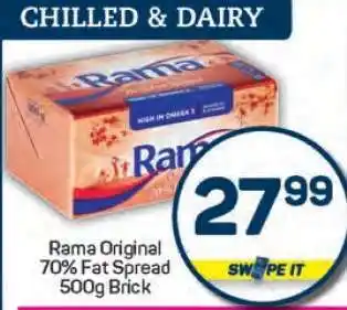 Pick n Pay Rama Original 70% Fat Spread 500g Brick offer