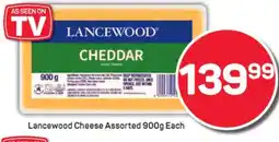 Pick n Pay Lancewood Cheese Assorted 900g offer