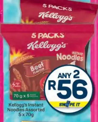 Pick n Pay Kellogg's Instant Noodles Assorted offer