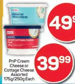 Pick n Pay PnP Cream Cheese or Cottage Cheese offer