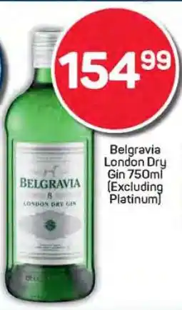 Pick n Pay Belgravia London Dry Gin 750ml offer