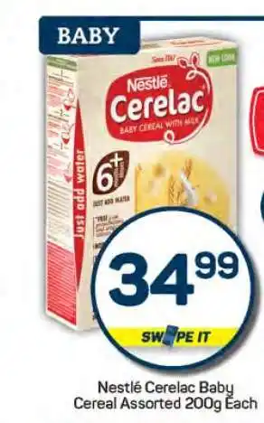 Pick n Pay Nestlé Cerelac Baby Cereal Assorted 200g offer