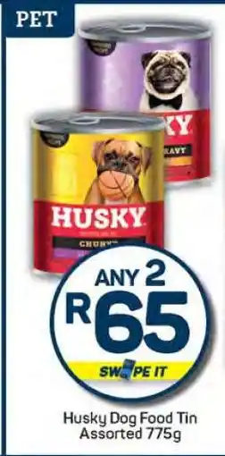 Pick n Pay Husky Dog Food Tin Assorted 775g offer