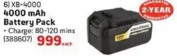 Makro RYOBI 4000 mAh Battery Pack offer