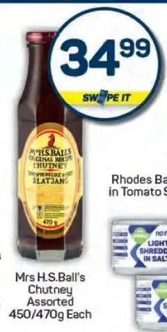 Pick n Pay Mrs H.S.Ball's Chutney Assorted offer