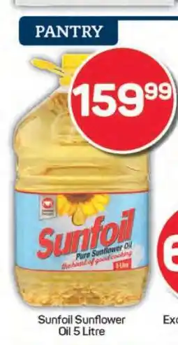 Pick n Pay Sunfoil Sunflower Oil 5 Litre offer