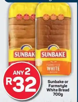 Pick n Pay Sunbake or Farmstyle White Bread 700g offer