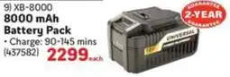 Makro RYOBI 8000 mAh Battery Pack offer