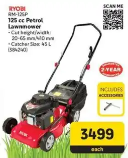 Makro RYOBI 125 cc Petrol Lawnmower offer