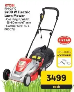 Makro RYOBI 2400 W Electric Lawn Mower offer