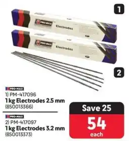 Makro PRO-MAX Electrodes offer