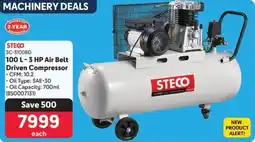 Makro STECO 3 HP Air Belt Driven Compressor offer