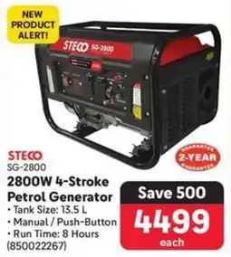 Makro STECO 2800W 4-Stroke Petrol Generator offer