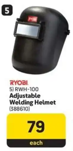 Makro RYOBI Adjustable Welding Helmet offer