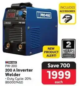 Makro PRO-MAX 200 A Inverter Welder offer