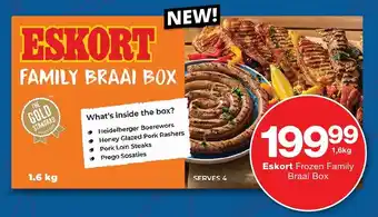 Checkers Eskort Frozen Family Braai Box offer