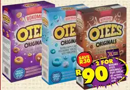 Shoprite Bokomo otees originals/ pops cereal offer