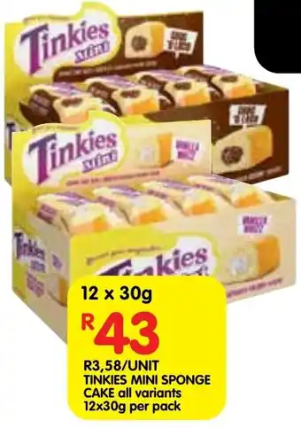 Tinkies mini sponge cake