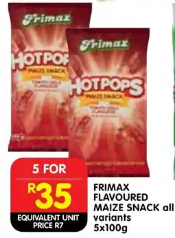 Shoprite Frimax flavoured maize snack offer