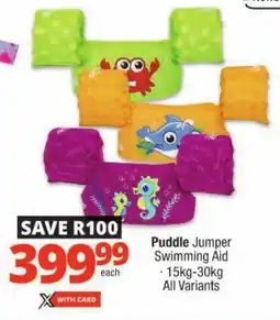 Checkers Puddle Jumper Swimming Aid offer