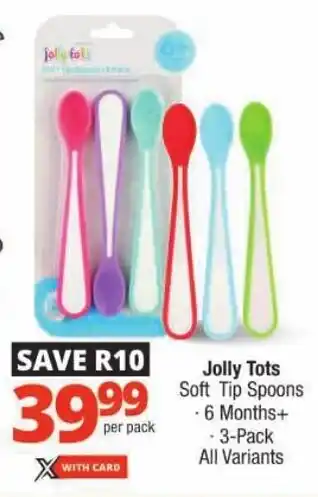 Checkers Jolly Tots Soft Tip Spoons offer