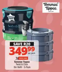 Checkers Tommee Tippee Twist & Click Bin Refill offer