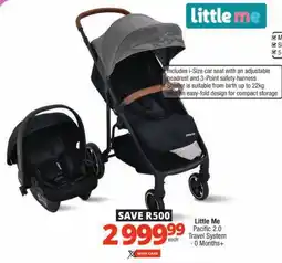 Checkers Little Me Pacific 2.0 Travel System offer