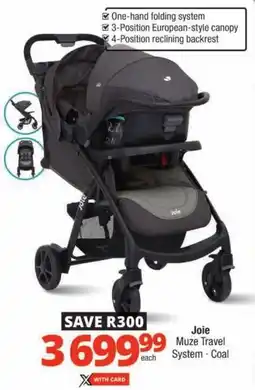 Checkers Joie Muze Travel System offer