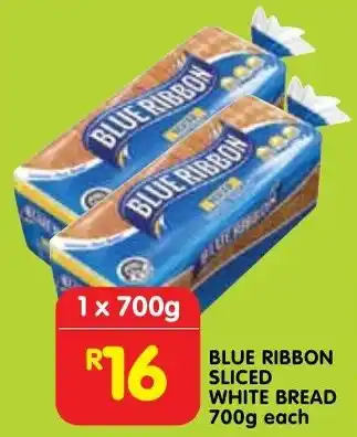 Shoprite Blue ribbon sliced white bread offer
