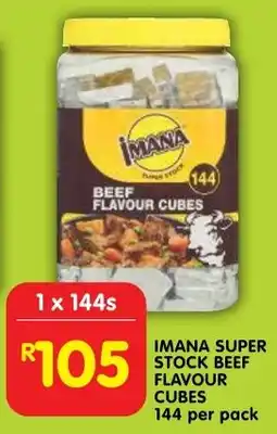 Shoprite Imana super stock beef flavour cubes offer