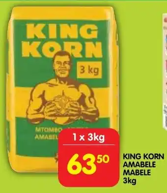 Shoprite King korn amabele mabele offer