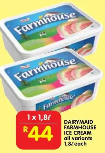 Shoprite Dairymaid farmhouse ice cream offer