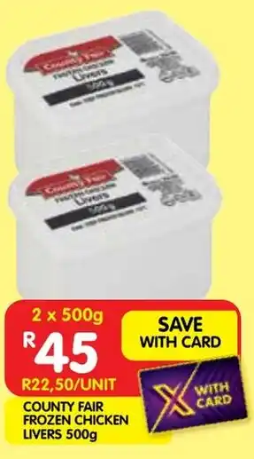 Shoprite County fair frozen chicken livers offer