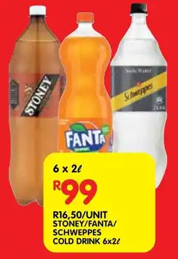 Shoprite Stoney/ fanta/ schweppes cold drink offer