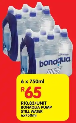 Shoprite Bonaqua pump still water offer