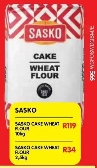 Shoprite Sasko cake wheat flour offer