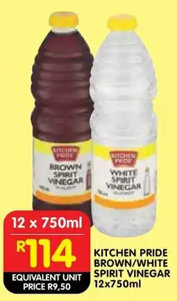 Shoprite Kitchen pride brown/ white spirit vinegar offer