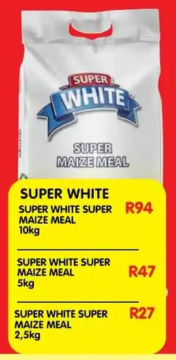 Shoprite Super white super maize meal offer