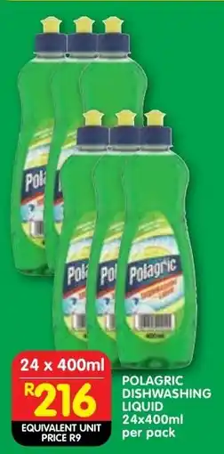 Shoprite Polagric dishwashing liquid offer