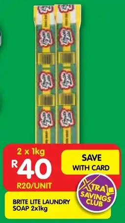 Shoprite Brite lite laundry soap offer