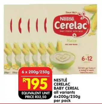 Shoprite Nestlé cerelac baby cereal offer